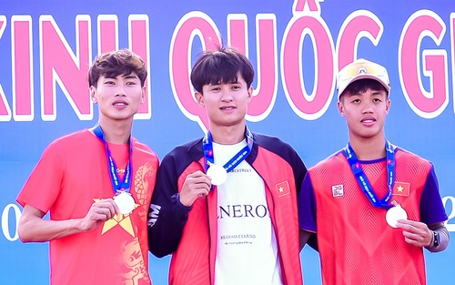 Nguyễn Trung Cường xuất sắc giành HCV nội dung 3000m vượt chướng ngại vật nam tại Giải điền kinh VĐQG 2025