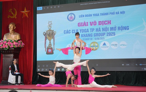 Hơn 200 VĐV tham dự Giải vô địch các CLB Yoga TP. Hà Nội Mở rộng– An Khang Group 2025