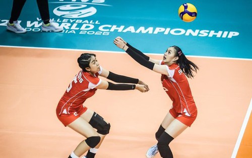 Thua liên tiếp ở giải thế giới, U21 bóng chuyền nữ Indonesia tiếp tục tụt hạng