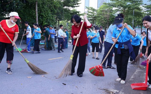 Hà Nội phát động Lễ ra quân tổng vệ sinh môi trường