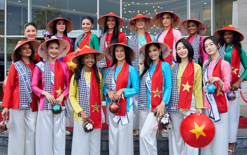 Dàn hoa hậu quốc tế trải nghiệm du lịch, ẩm thực miền Tây 