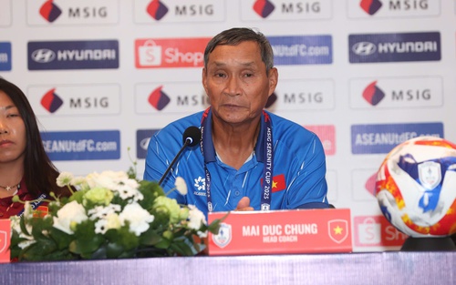 HLV Mai Đức Chung: ‘Đội tuyển Việt Nam coi trọng mọi đối thủ’