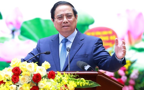 Thủ tướng Phạm Minh Chính dự Đại hội Đảng bộ Bộ Xây dựng lần thứ Nhất, nhiệm kỳ 2025-2030