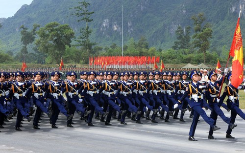 Tổng hợp luyện diễu binh, diễu hành A80 tại Trung tâm Huấn luyện quân sự quốc gia 4