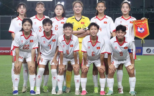 Kết quả bóng đá vòng loại U20 nữ châu Á 2026 ngày 10/8: Việt Nam toàn thắng cả 3 trận