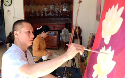 Độc đáo “làng tranh” nơi xứ đạo