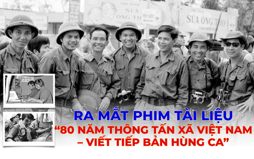 Ra mắt phim tài liệu “80 năm Thông tấn xã Việt Nam – Viết tiếp bản hùng ca”