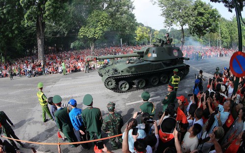 Đội hình diễu binh, diễu hành A80 hoàn thành nhiệm vụ, trở về đơn vị