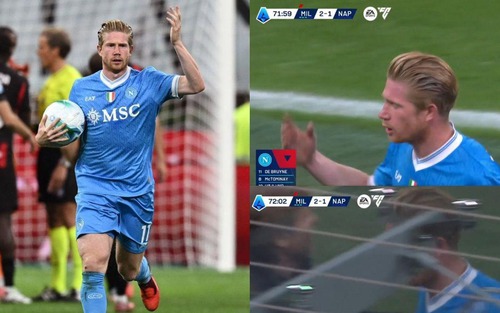 HLV Napoli dằn mặt De Bruyne vì hờn dỗi khi bị thay ra