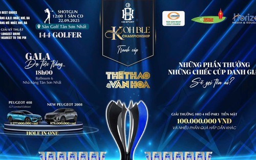 Khởi tranh giải Golf 'Kohble Championship' - Tranh Cúp Báo Thể thao & Văn hóa
