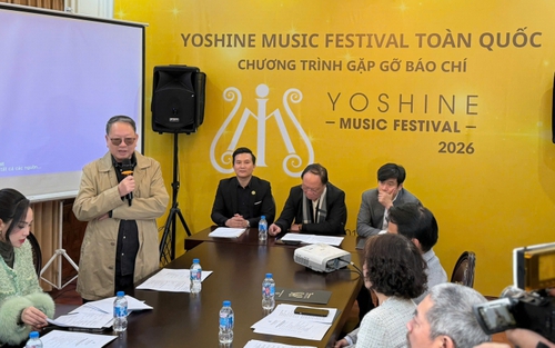"Yoshine Music Festival toàn quốc 2026": Bồi dưỡng và tôn vinh các tài năng âm nhạc trẻ Việt Nam