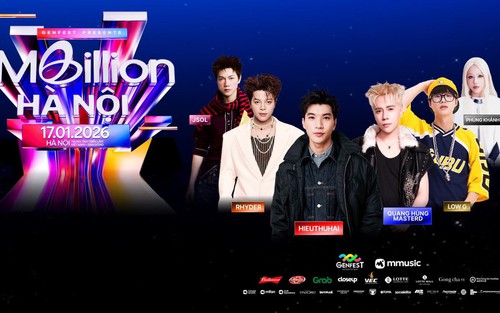 "Đội hình" 6 nghệ sĩ xuất hiện tại đại nhạc hội GENfest