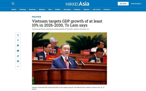 Báo Nhật thông tin đậm báo cáo Tổng Bí thư Tô Lâm trình bày