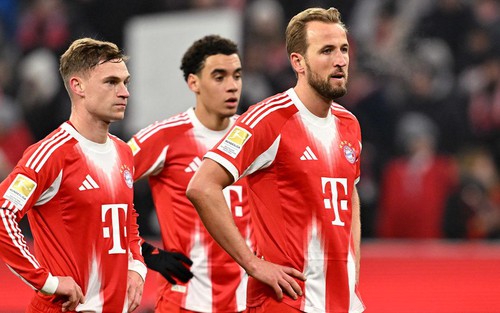 Thua sốc trên sân nhà, Bayern Munich đứt mạch bất bại ở Bundesliga