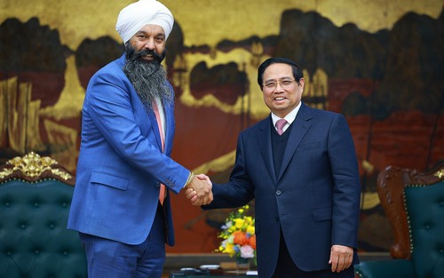 Thủ tướng Phạm Minh Chính tiếp Bộ trưởng Phát triển quốc tế Canada