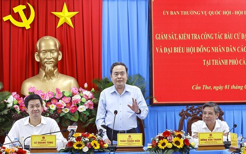 Chủ tịch Quốc hội Trần Thanh Mẫn: Đẩy mạnh ứng dụng công nghệ, chuyển đổi số trong tổ chức bầu cử