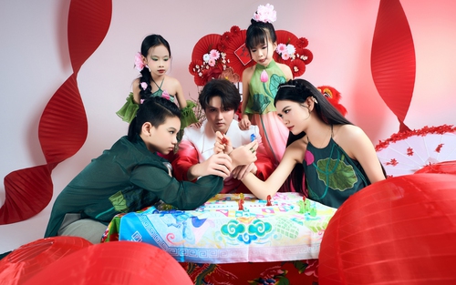 Siêu mẫu nhí Chu Việt Nam tái hiện trò chơi dân gian trong bộ ảnh đặc biệt