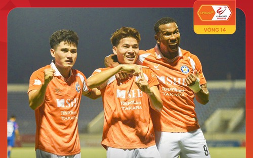 Tuyển thủ U23 Việt Nam phản lưới nhà trong trận thua của PVF-CAND