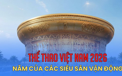 Thể thao Việt Nam 2026: Năm của các siêu sân vận động