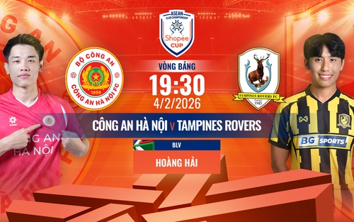Link xem trực tiếp bóng đá CAHN vs Tampines Rovers 19h30 hôm nay, Shopee Cup vòng bảng