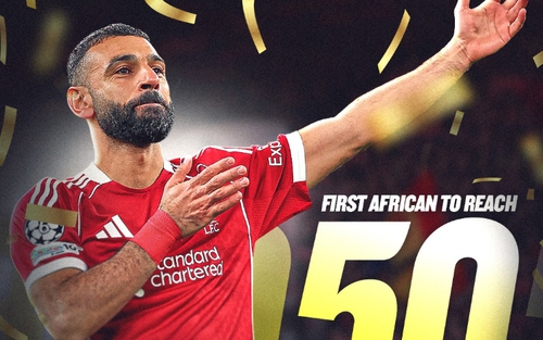 Mohamed Salah lập kỷ lục đặc biệt ở Champions League