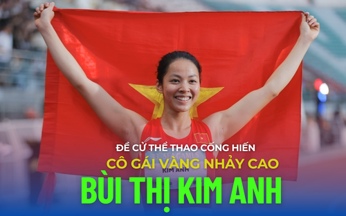 Đề cử Thể thao Cống hiến: 'Cô gái vàng nhảy cao' Bùi Thị Kim Anh