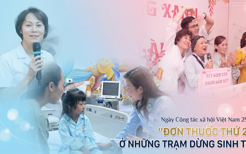 Ngày Công tác xã hội Việt Nam 25/3: "Đơn thuốc thứ hai" ở những trạm dừng sinh tử