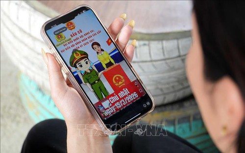 Bộ Công an hướng dẫn người dân sử dụng VNeID để hỗ trợ bầu cử Quốc hội
