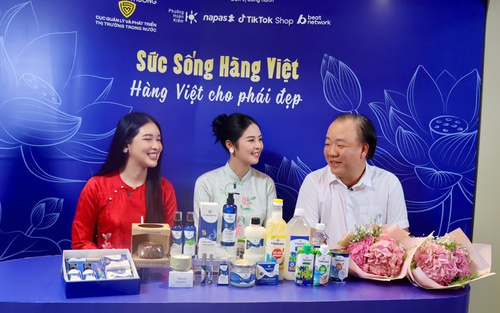 Cục trưởng Trần Hữu Linh, Hoa hậu Ngọc Hân ‘lên sóng’ Sức sống hàng Việt