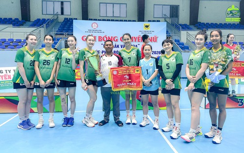 Tuyển thủ bóng chuyền nữ Việt Nam giành chiến thắng đặc biệt, đoạt danh hiệu đầu tiên ở mùa giải 2026