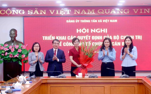 Đảng ủy TTXVN triển khai các Quyết định của Bộ Chính trị về công tác tổ chức và cán bộ