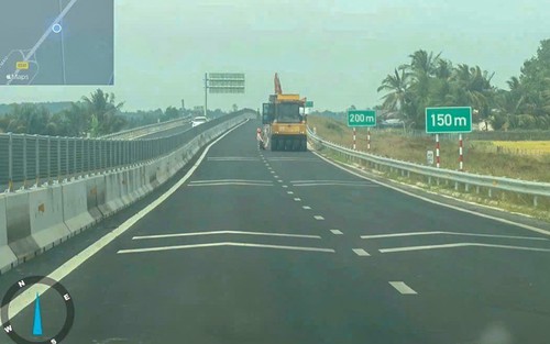 Xử phạt một công ty thi công cao tốc không đảm bảo an toàn giao thông