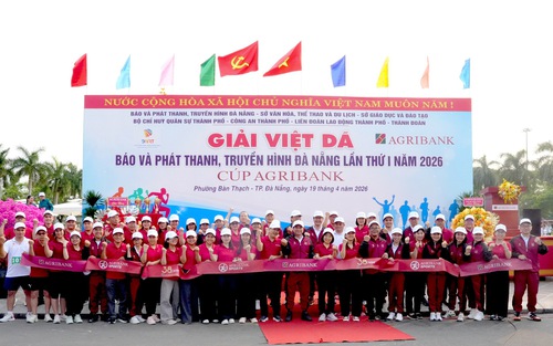 Agribank lan tỏa tinh thần thể thao tại Giải Việt dã Đà Nẵng 2026