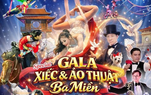 51 năm thống nhất đất nước: Nghệ sĩ xiếc, ảo thuật ba miền biểu diễn mừng ngày lễ 30/4-1/5