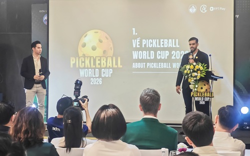 Hơn 4.000 VĐV quốc tế sẽ dự giải Pickleball World Cup lần đầu tiên tổ chức tại Việt Nam