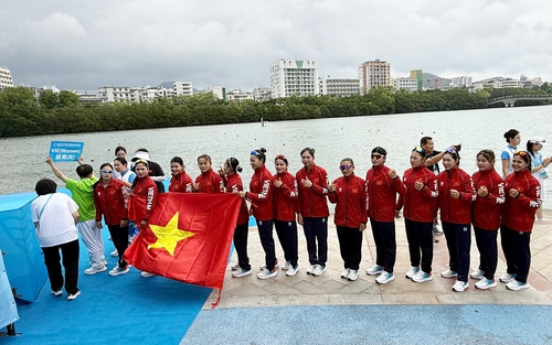 Tuyển đua thuyền rồng nữ Việt Nam giành HCB tại Đại hội Thể thao bãi biển châu Á 2026