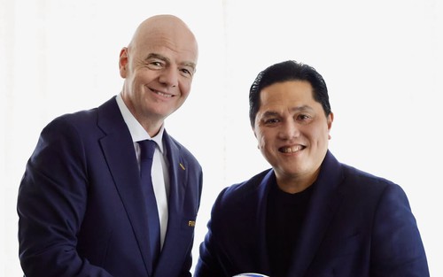 Bóng đá Indonesia nhận tin vui từ Chủ tịch FIFA 