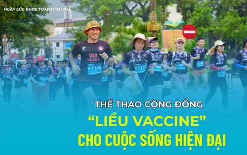 Ngày sức khoẻ toàn dân (7/4): Thể thao cộng đồng là "liều vaccine" cho cuộc sống hiện đại