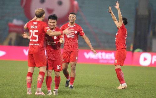 Đánh bại Hà Tĩnh, Thể Công Viettel củng cố vững chắc ngôi nhì bảng V-League