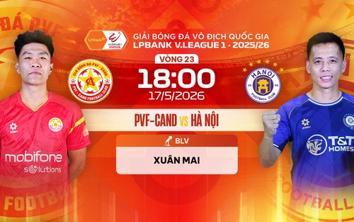 Link xem trực tiếp bóng đá PVF-CAND vs Hà Nội 18h hôm nay, V-League vòng 23