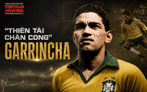 Mỗi ngày một ngôi sao World Cup: "Thiên tài chân cong" Garrincha