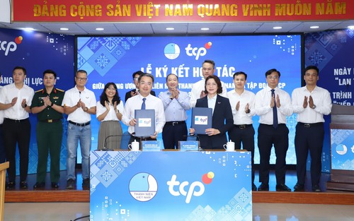 Trung ương Hội LHTN Việt Nam và Tập đoàn TCP tiếp tục đồng hành tiếp năng lượng cho thế hệ trẻ