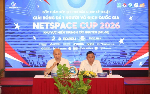 Khởi tranh Giải bóng đá 7 người Vô địch Quốc gia NetSpace Cup 2026 khu vực miền Trung – Tây Nguyên