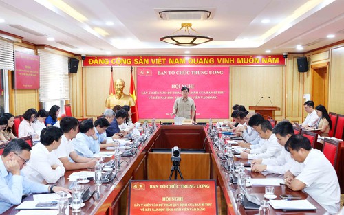 Lấy ý kiến từ nhà trường vào dự thảo Quy định của Ban Bí thư về kết nạp học sinh, sinh viên vào Đảng