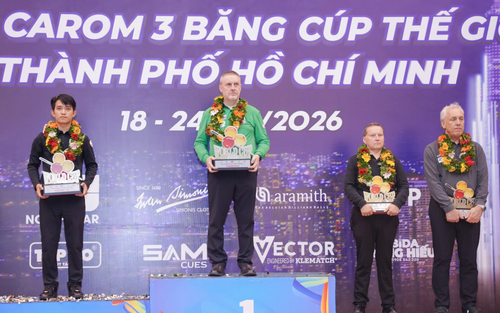 Chiêm Hồng Thái và bước tiến lớn của billiards Việt Nam 