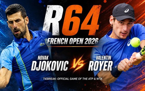 Link xem trực tiếp Roland Garros 2026 hôm nay 27/5