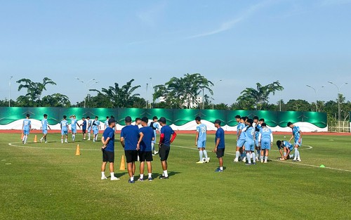 U19 Việt Nam hối hả chuẩn bị cho trận ra quân tại giải Đông Nam Á
