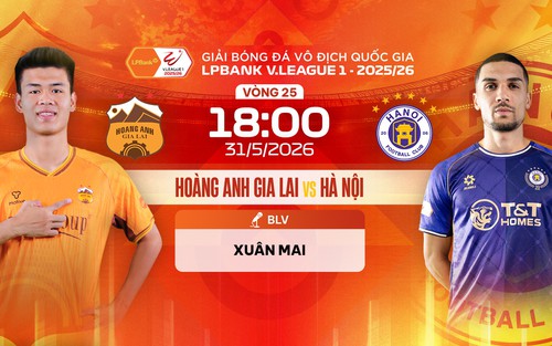Link xem trực tiếp bóng đá Hoàng Anh Gia Lai vs Hà Nội FC 18h00 hôm nay, V-League vòng 25
