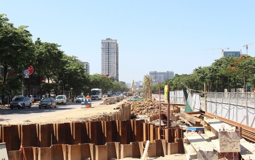 Hà Nội tăng tốc thi công ngày đêm để xóa các điểm ngập cục bộ