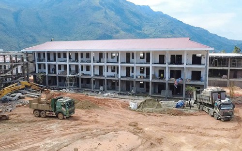Quyết tâm đưa các công trình trường nội trú liên cấp về đích trước hạn